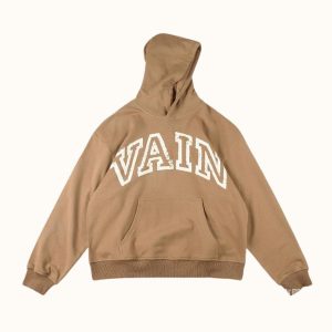 Saint Vainty Pullover Brown Hoodie