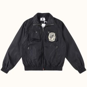 Saint Vanity Black Nylon Cargo Jacket