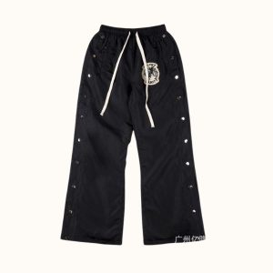 Saint Vanity Black Nylon Pants