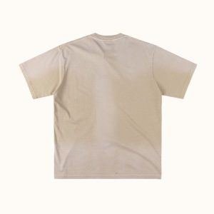 Saint Vanity Brown Griffin Cream Tee