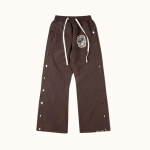 Saint Vanity Brown Nylon Pants