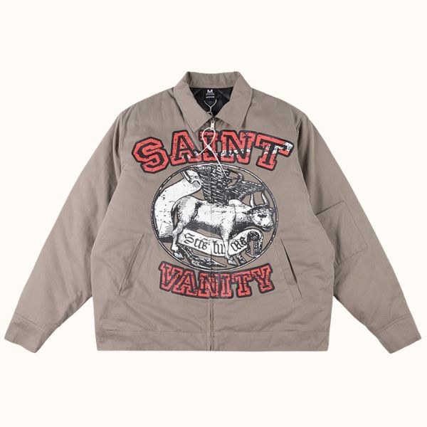 Saint Vanity Bull Logo Jacket Saint Vanity Bull Logo Jacket