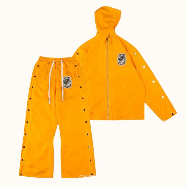 Saint Vanity Full Sleeve Nylon Track Suit Yellow Saint Vanity Full Sleeve Nylon Track Suit Yellow