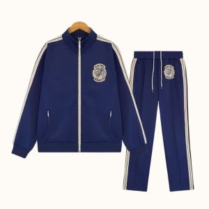 Saint Vanity Full Zip Stripe Track Set Blue