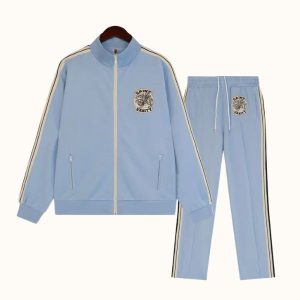 Saint Vanity Full Zip Stripe Track Set Sky Blue