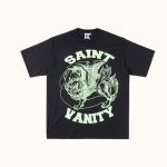 Saint Vanity Green Griffin Black Tee