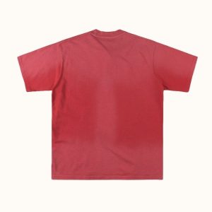Saint Vanity Grey Griffin Red T-Shirt