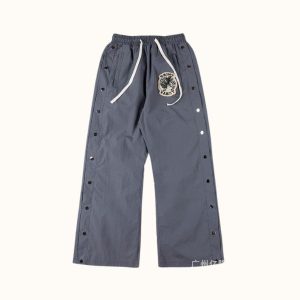 Saint Vanity Grey Nylon Pants