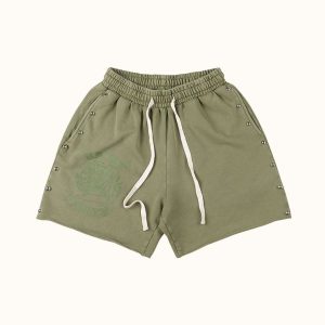 Saint Vanity Olive Green Shorts