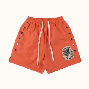 Saint Vanity Orange Nylon Shorts