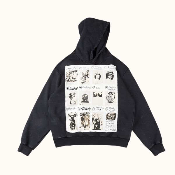 Saint Vanity Vain Life Black Hoodie Saint Vanity Vain Life Black Hoodie