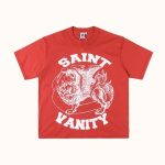 Saint Vanity White Griffin Red T-Shirt