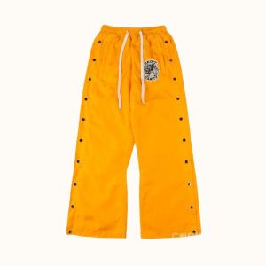 Saint Vanity Yellow Nylon Pants