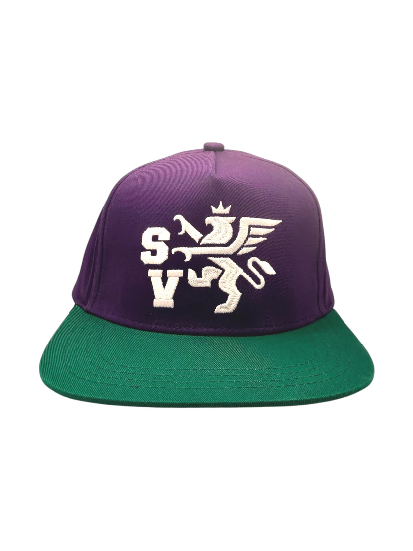 Plum & Green Griffin Snapback Plum & Green Griffin Snapback